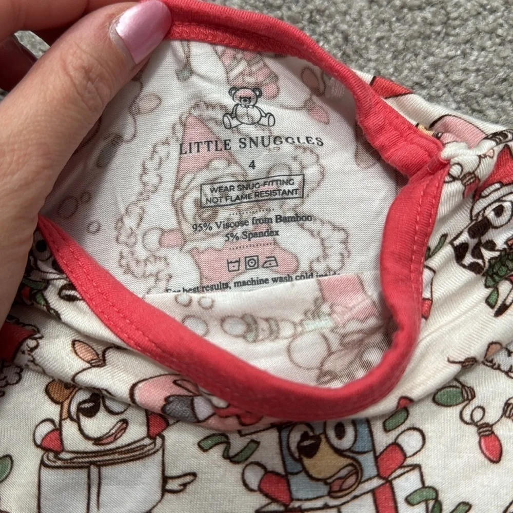 Little Snuggle Bluey & Friends Holiday Pajamas